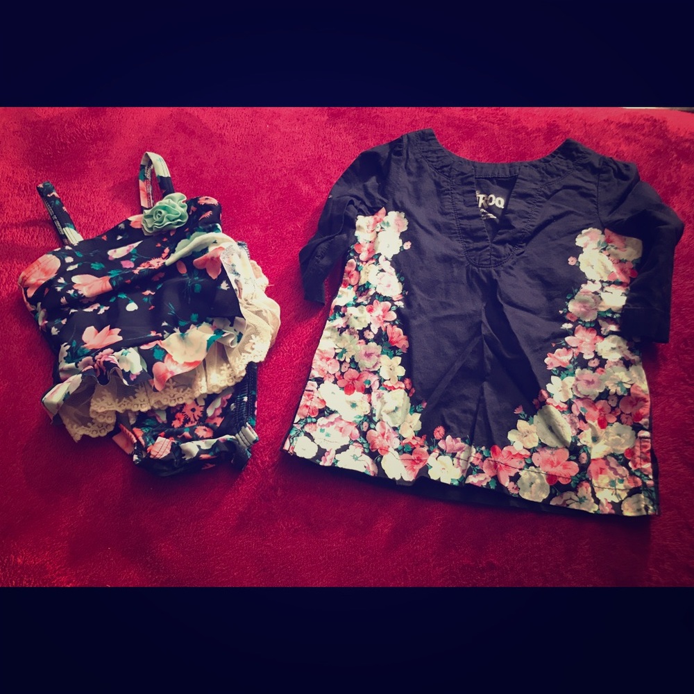 Swim suit with cover up